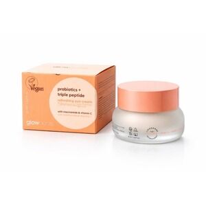 Glowoasis Probiotics Triple Peptide Refreshing Eye Cream Vegan Niacinamide